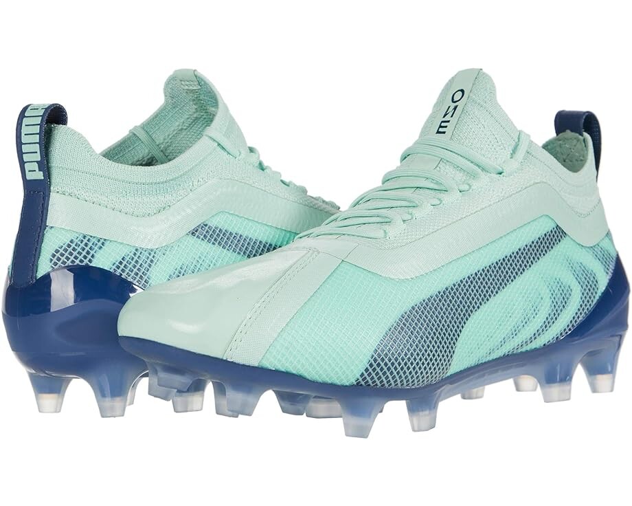 

Кроссовки PUMA One 20.1 FG/AG, цвет Mist Green/High-Rise/Dark Denim