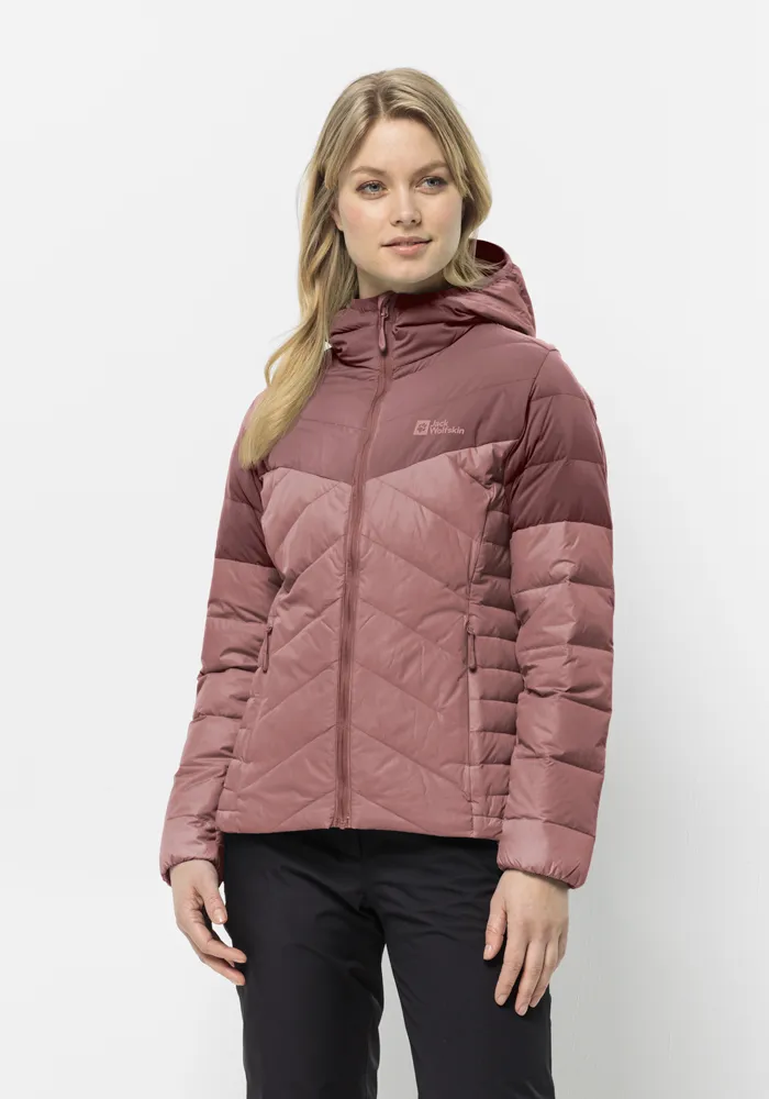 

Пуховик Jack Wolfskin "TUNDRA DOWN HOODY W", с капюшоном, цвет Blush-Powder
