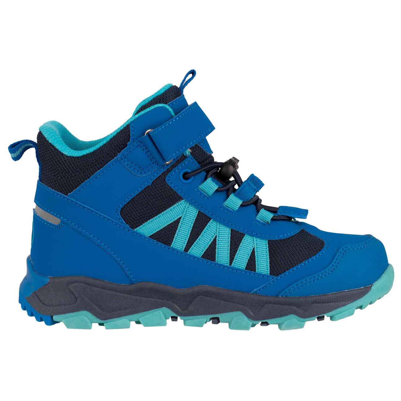 

Ботинки для прогулки Trollkids Kid's Tronfjell Hiker Mid, цвет Cobalt Blue/Dusky Turquoise/Dark Navy