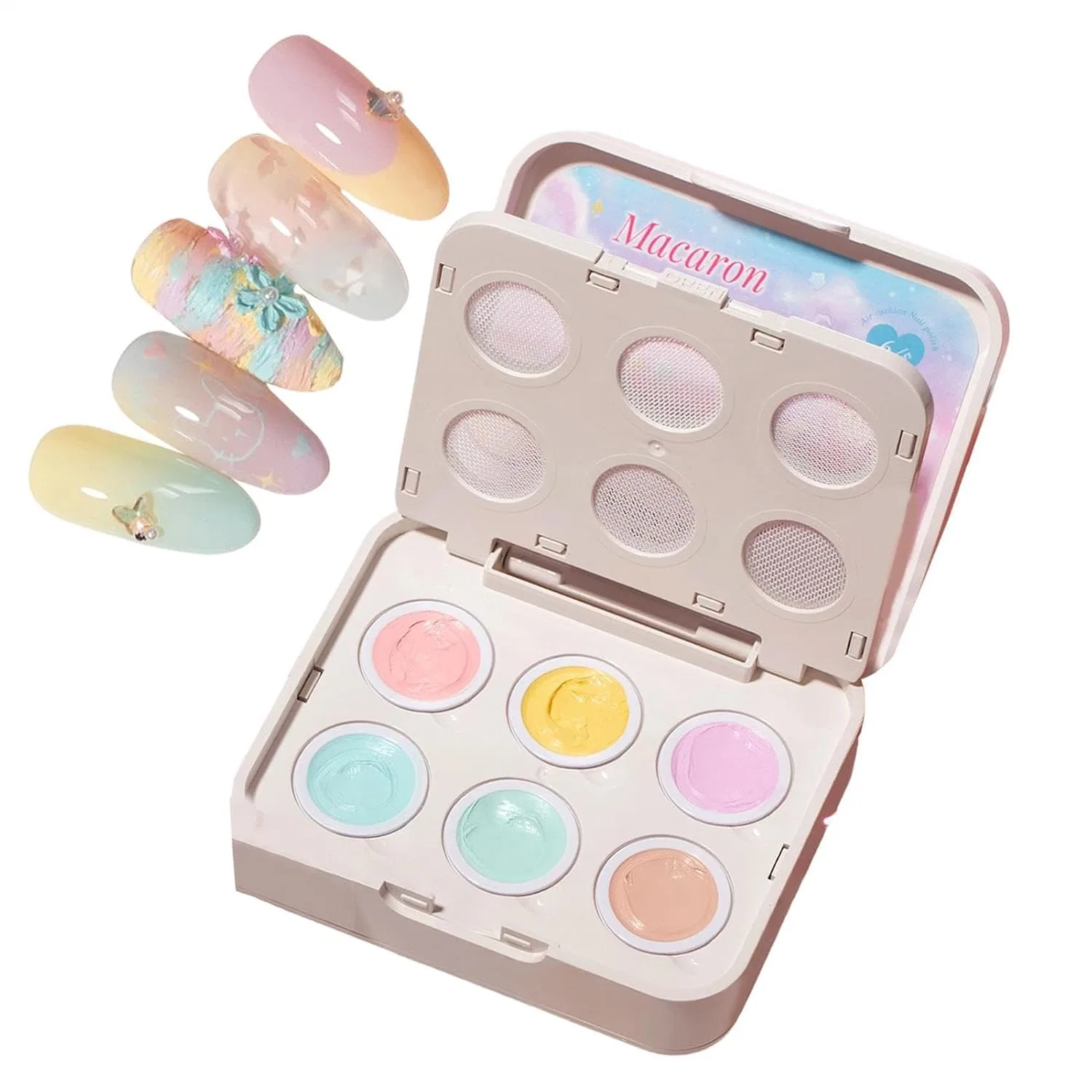 Набор для градиентного маникюра «Nagellack-Palette» 6 мл Generisch