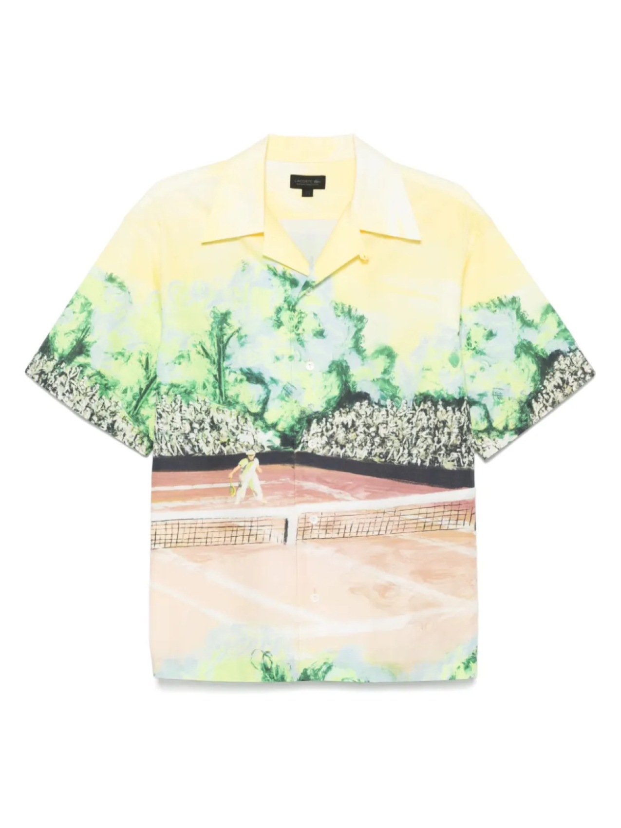 

Рубашка с графическим принтом Lacoste, желтый