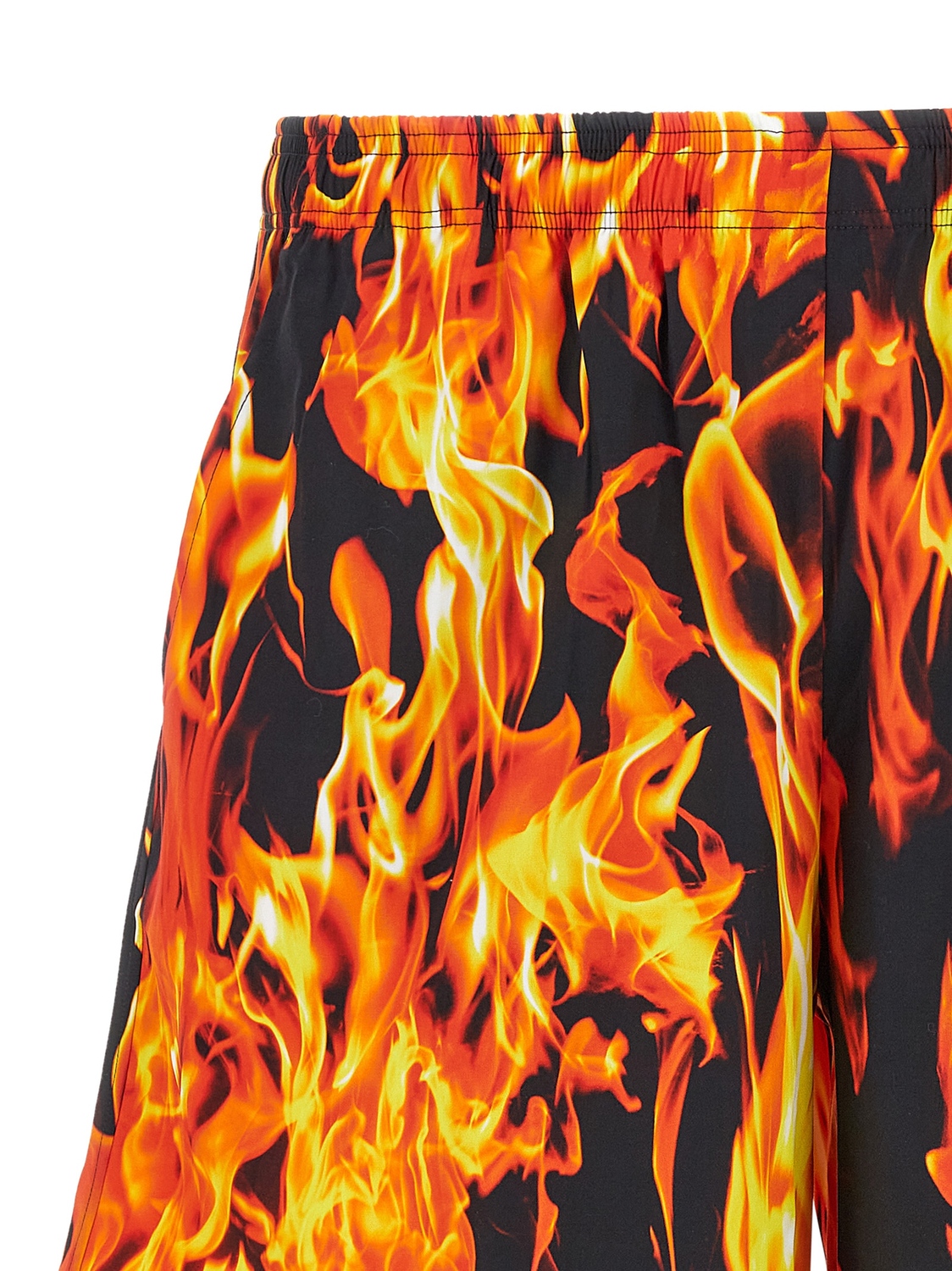 Бермуды «Черный и оранжевый огонь» VETEMENTS, мультиколор — фото 3