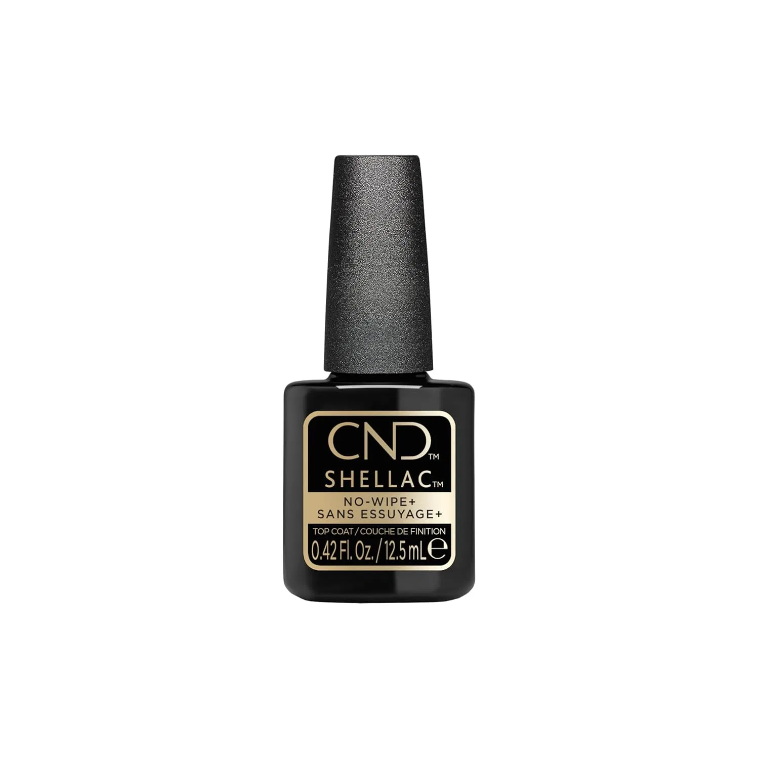 Верхнее покрытие CND Shellac No Wipe Top Coat 15 мл Cnd, Black