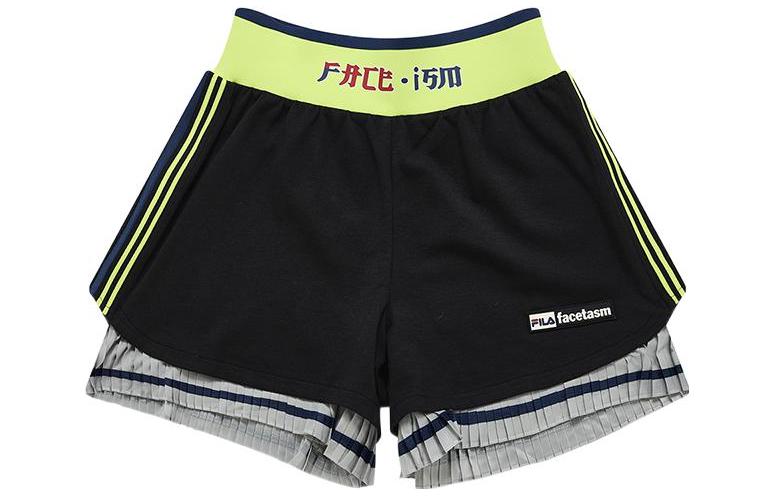 

FILA FUSION Фасетасм x FILA x Фасетасм повседневные шорты женские Black