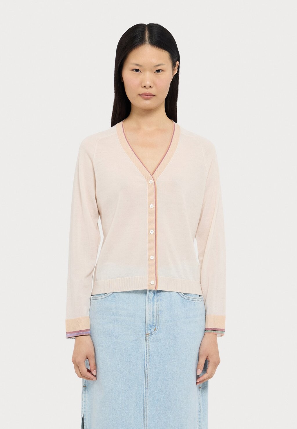 

Кардиган WOMENS BUTTON THROUGH PS Paul Smith, кремовый