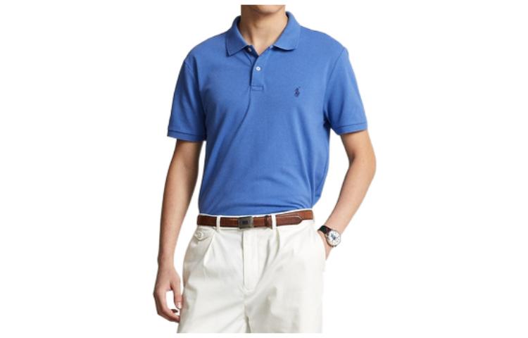 

Футболка поло мужская синяя FW22 Polo Ralph Lauren