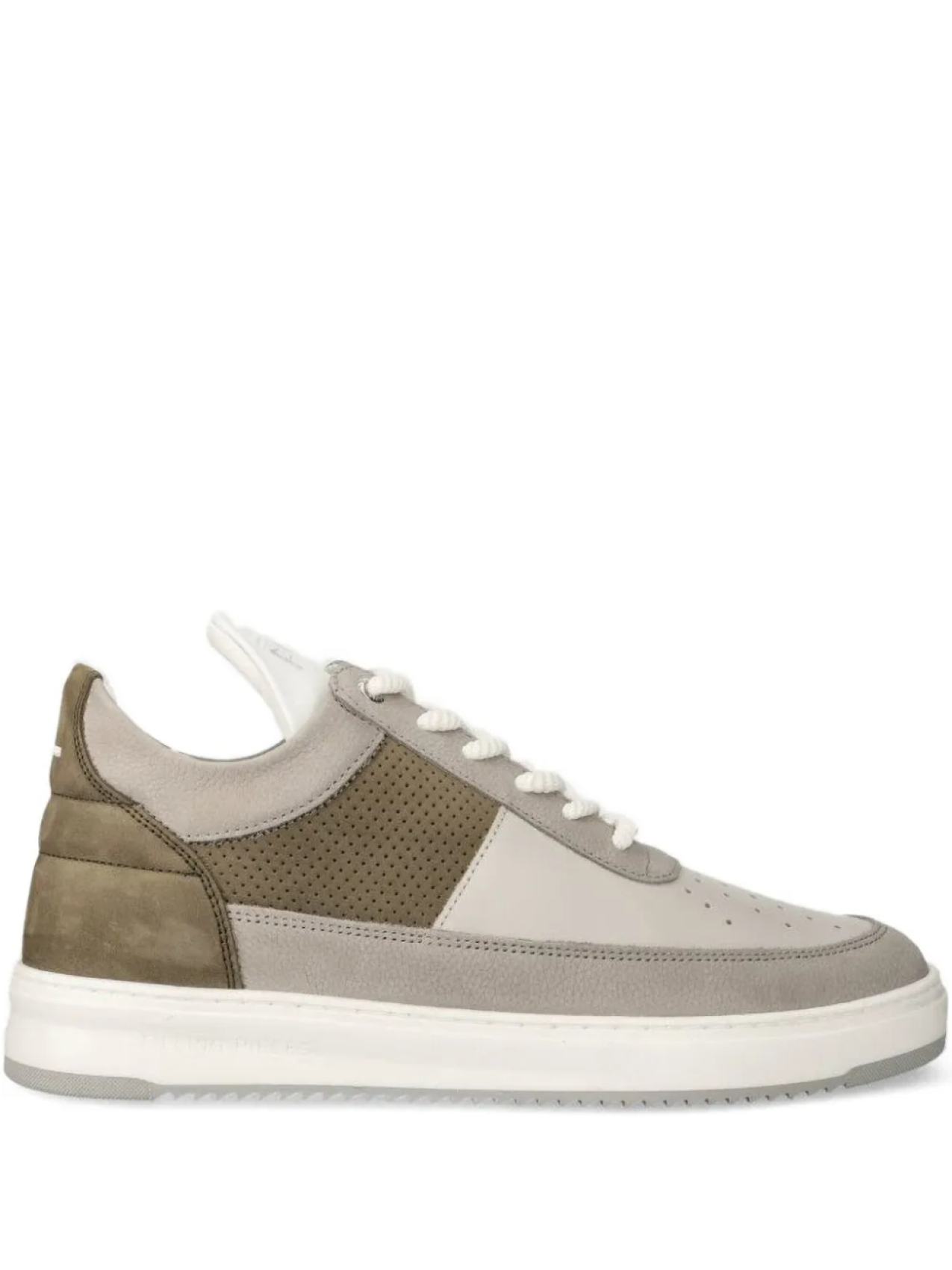 

Кроссовки с низким верхом и вставками Filling Pieces, нейтральный