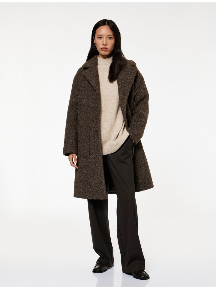 

KOTON ПАЛЬТО темно-коричневого цвета
