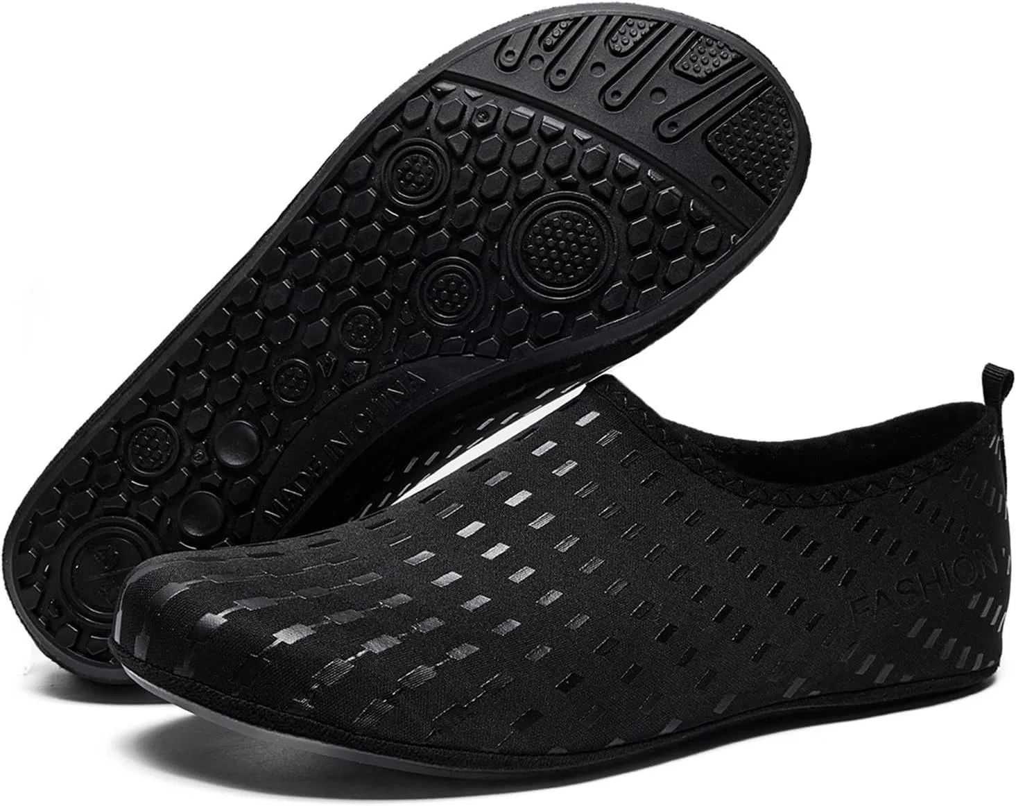 Кроссовки Leichte Wasserschuhe für Männer und Frauen,Barfußsocken,rutschfeste Yoga-Strandschuhe zum Schwimmen,Surfen,Gehen Generisch, Schwarz