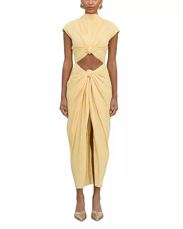 

Платье Иная с вырезами Cult Gaia, желтый