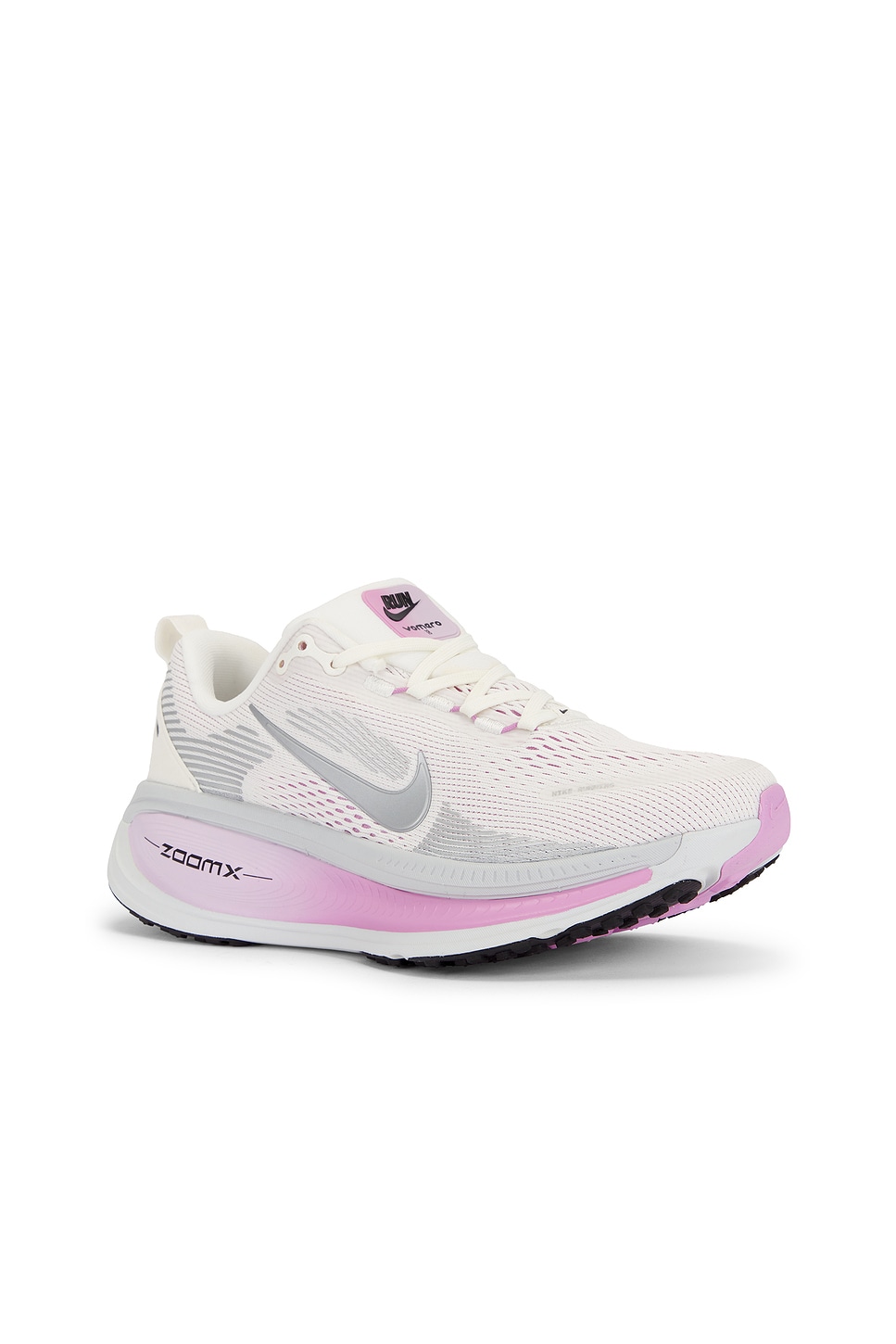 Кроссовки Vomero 18 Nike, Sail, Metallic Silver, Doll, & Beyond Pink — фото 2