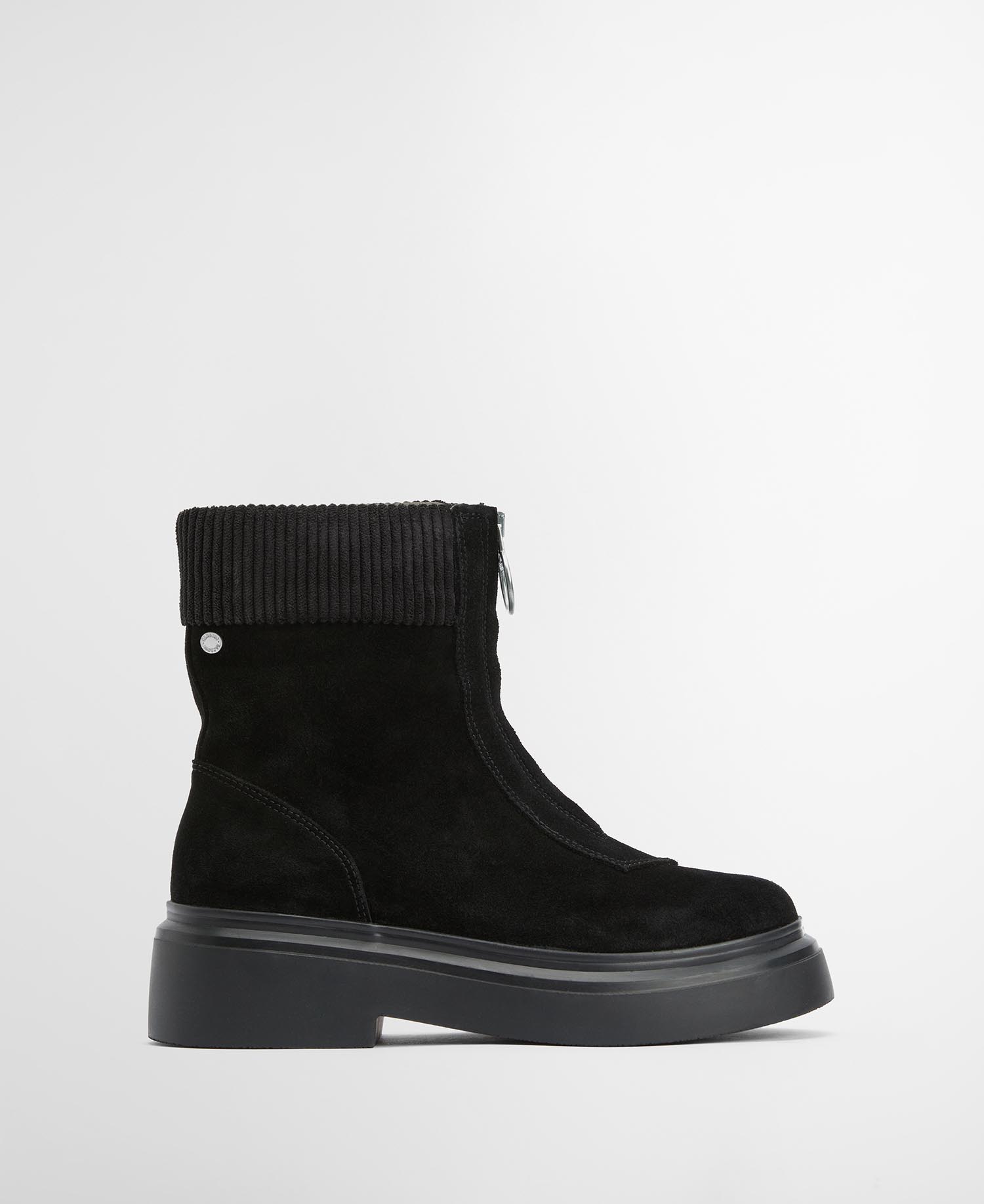 Ботинки Barbour Imelda Zip-Front Ankle, Black Suede