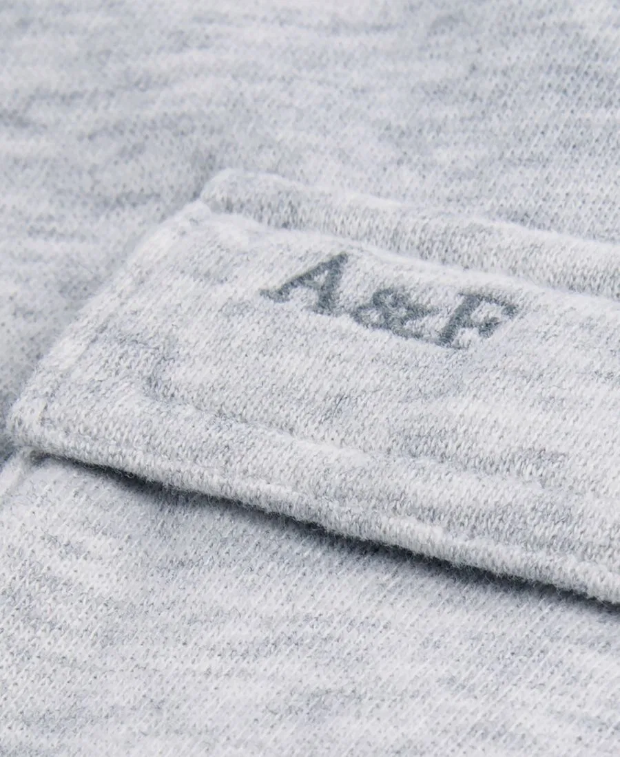Детские флисовые шорты-карго для мальчиков 2T-5T Abercrombie Kids, серый — фото 4