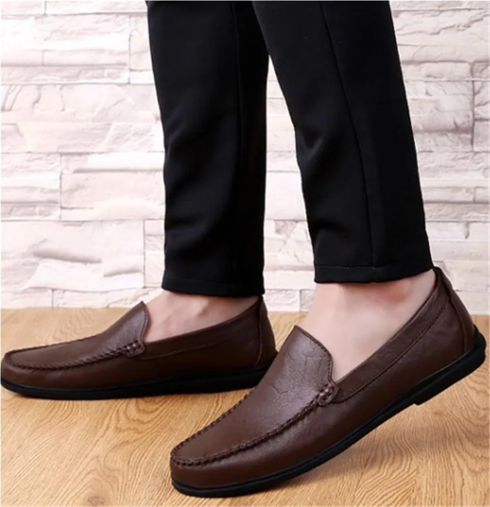 Лоферы кожаные Loafers Black UOPYNE — фото 3