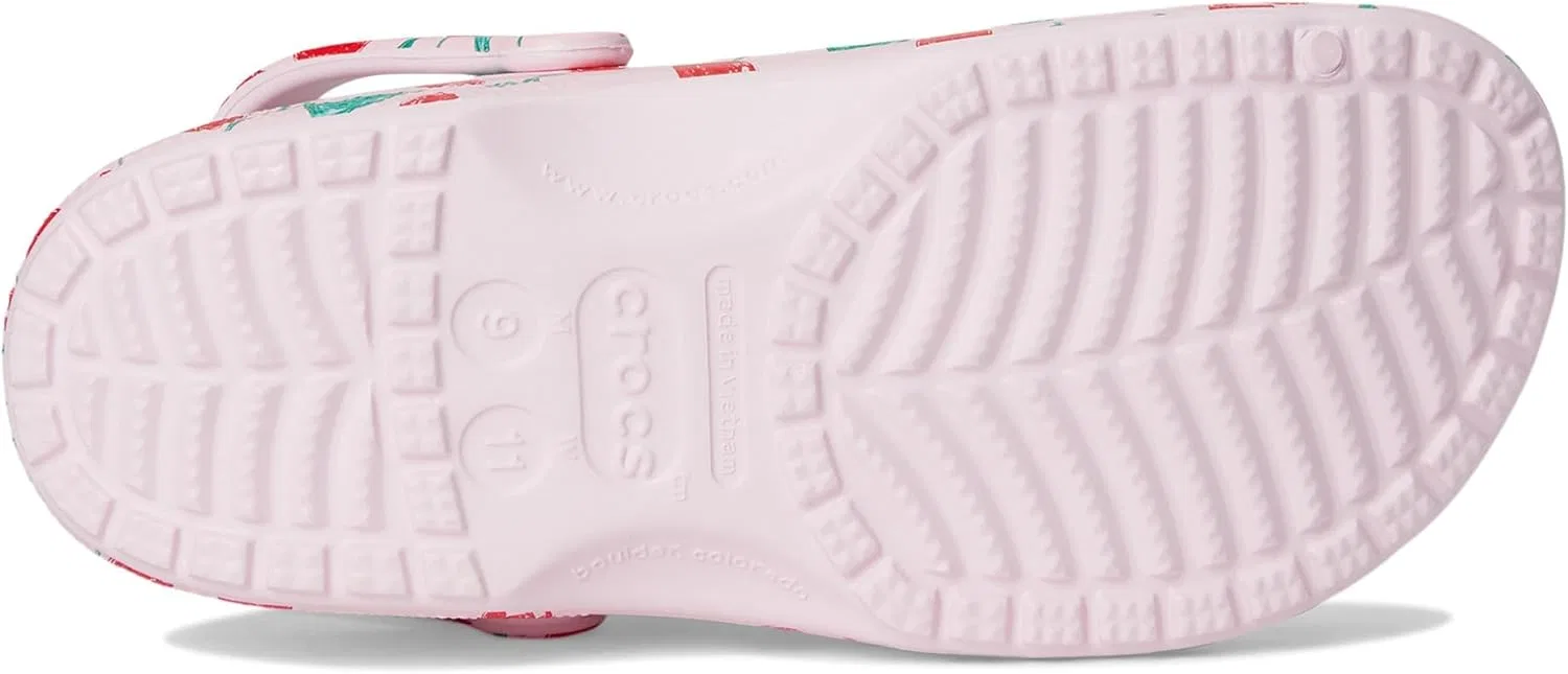 Кроксы Unisex Adult Classic Flames Clog Crocs, Pink Milk Cherries — фото 3