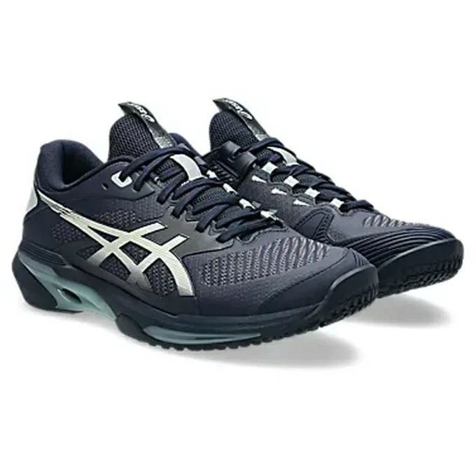 Мужские теннисные кроссовки «Solution Speed FF 4 OC» от ASICS, Midn/Ivory — фото 2