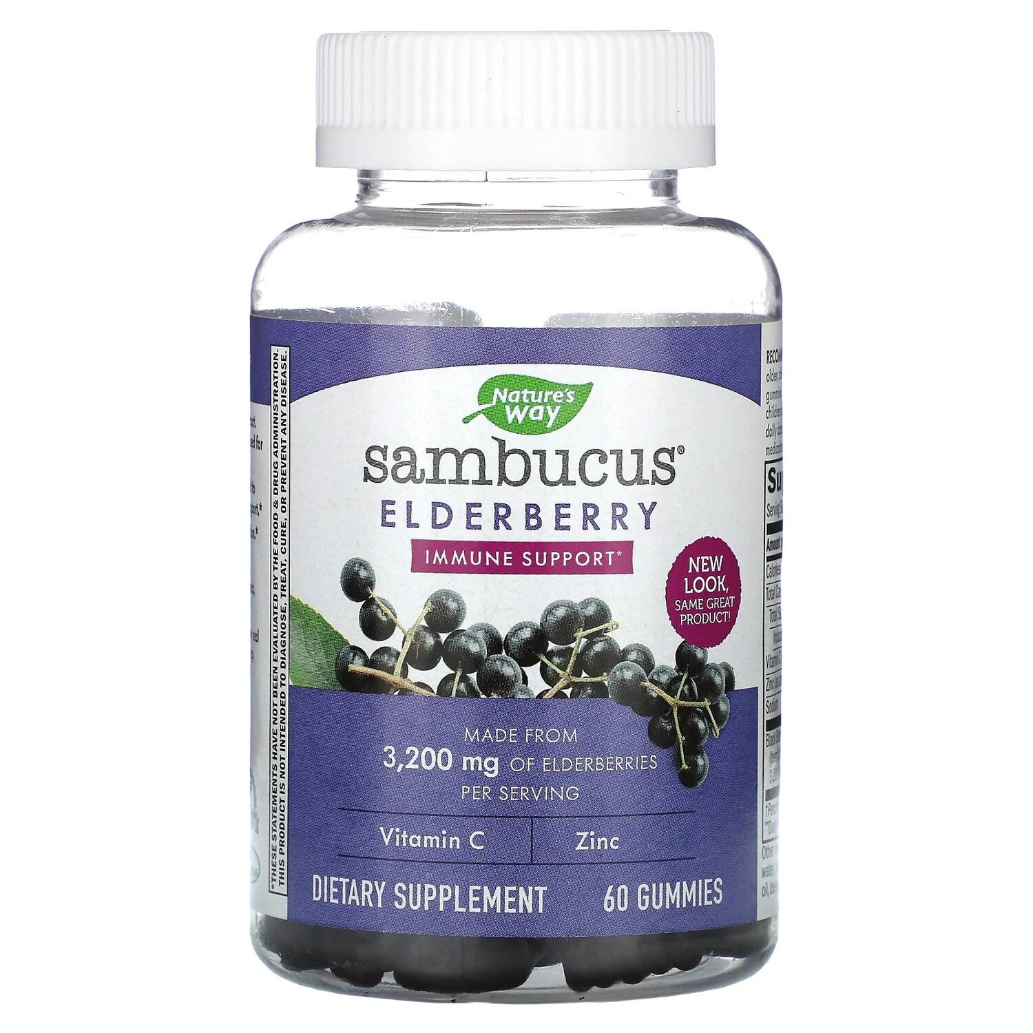 

Nature's Way Sambucus Standardized Elderberry 60 Gummies