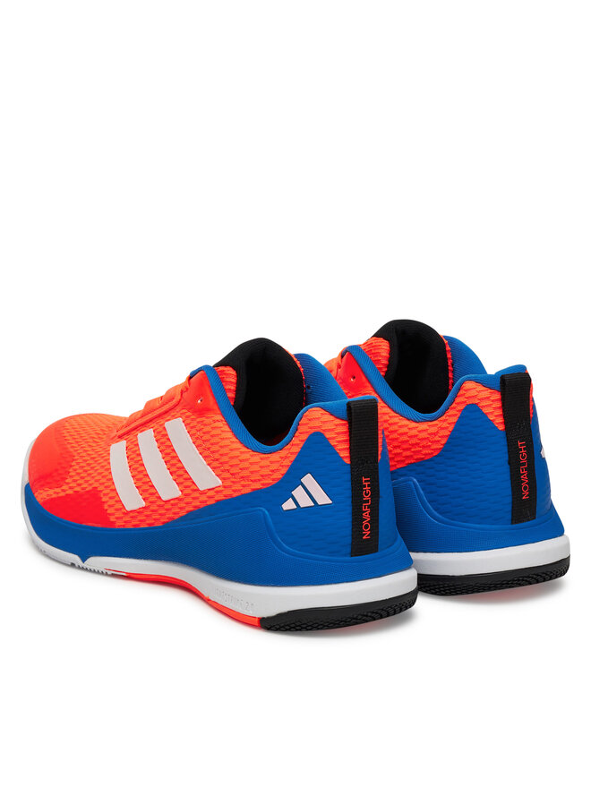 Кроссовки Novaflight 2 Indoor JP7272 Adidas, оранжевый — фото 3