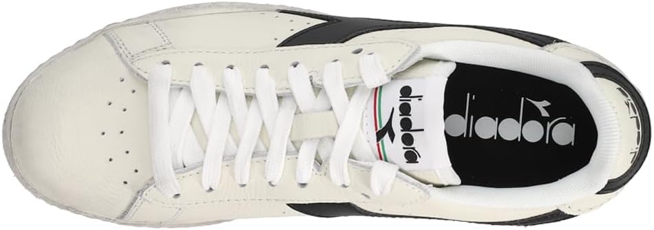 Мужские кроссовки Diadora Game L Low Waxed Court, белый/черный — фото 4