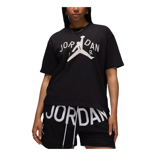

Футболка x nina chanel abney t-shirt asia sizing 'black' Air Jordan, черный
