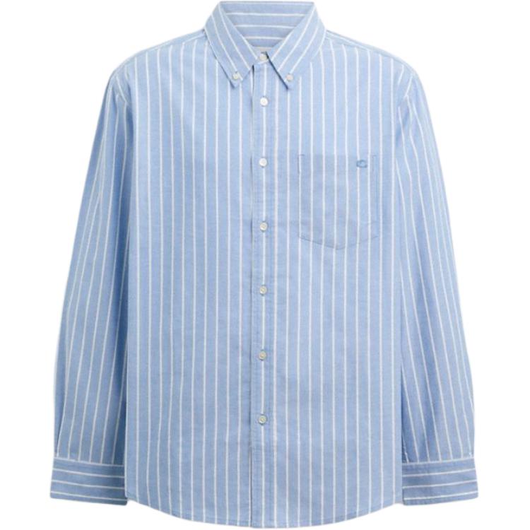 

COACH Рубашка мужская синяя мультиколор