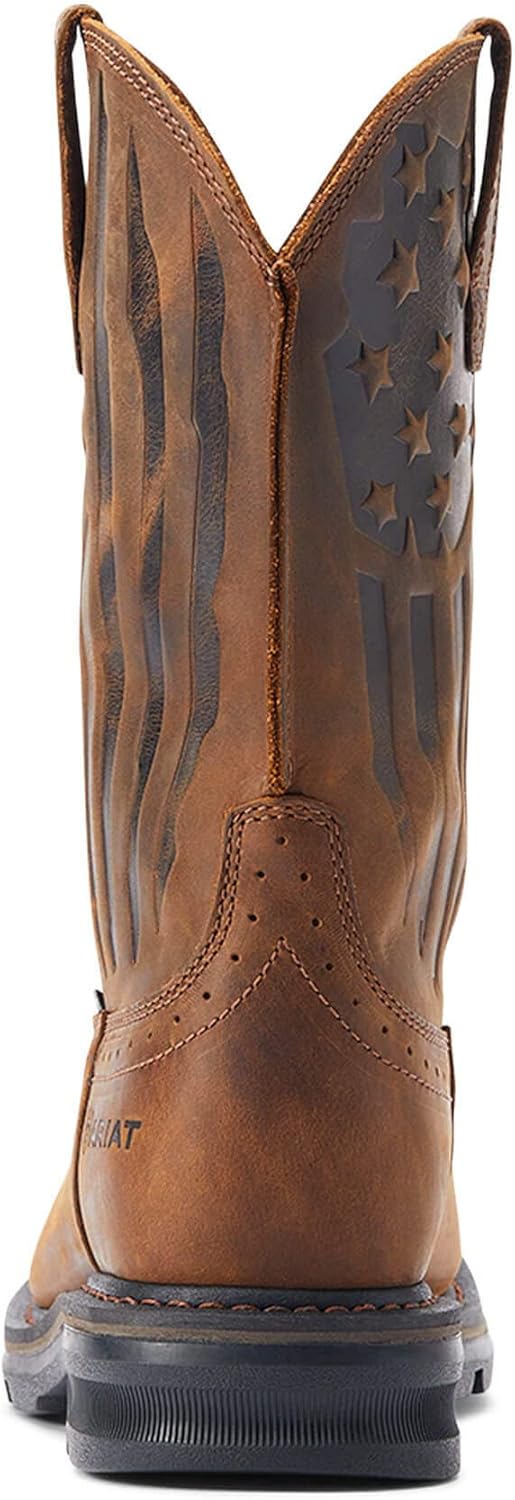 Мужские ботинки Ariat Sierra Shock Shield с защитным металлическим носком, коричневый — фото 3