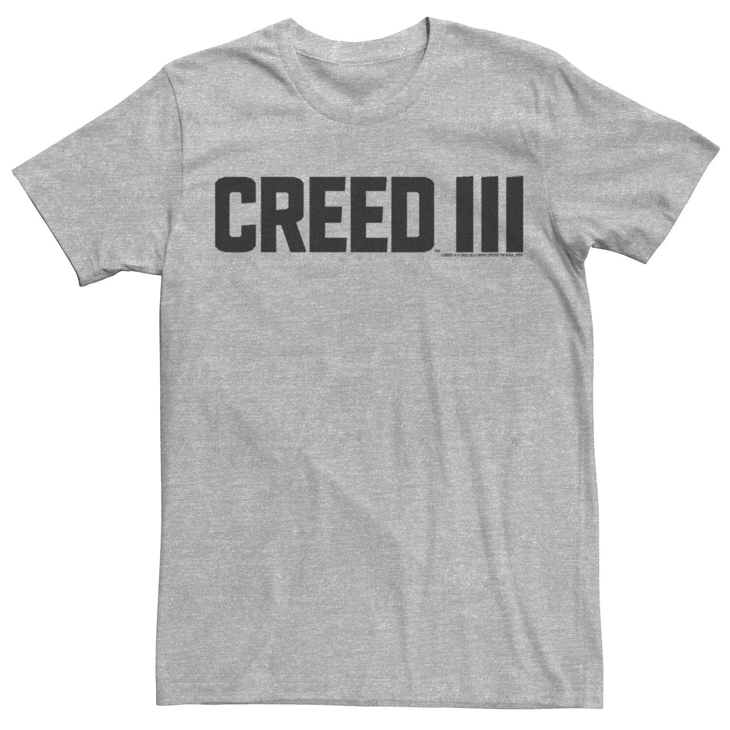 

Мужская футболка с логотипом Creed III Licensed Character