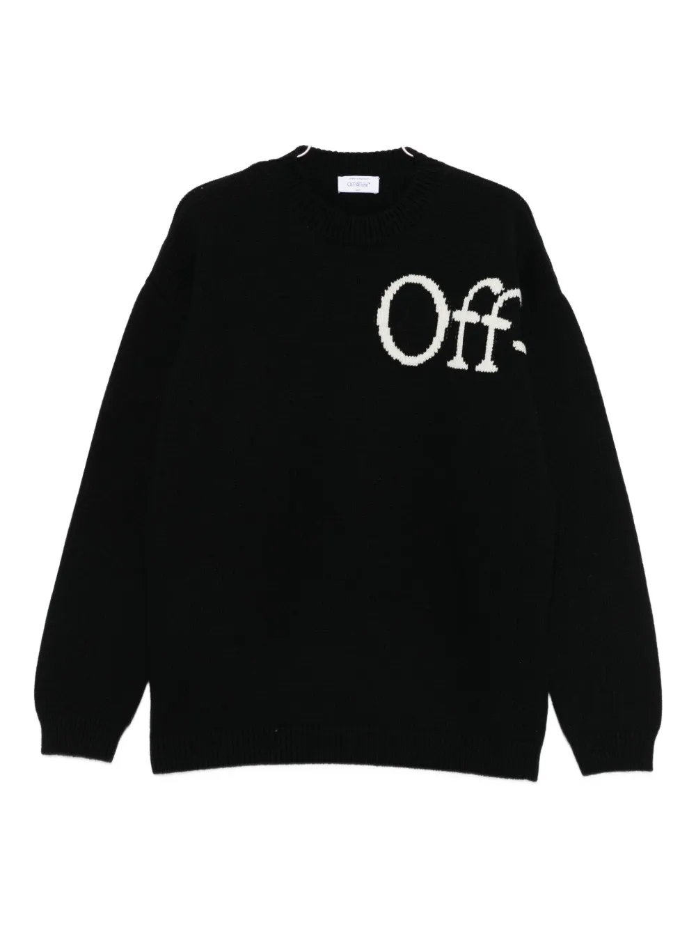 

Свитер с логотипом OFF-WHITE, черный