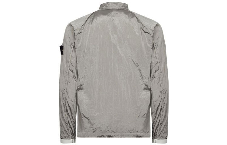 Куртка мужская серебристая Stone Island, цвет Silver — фото 2