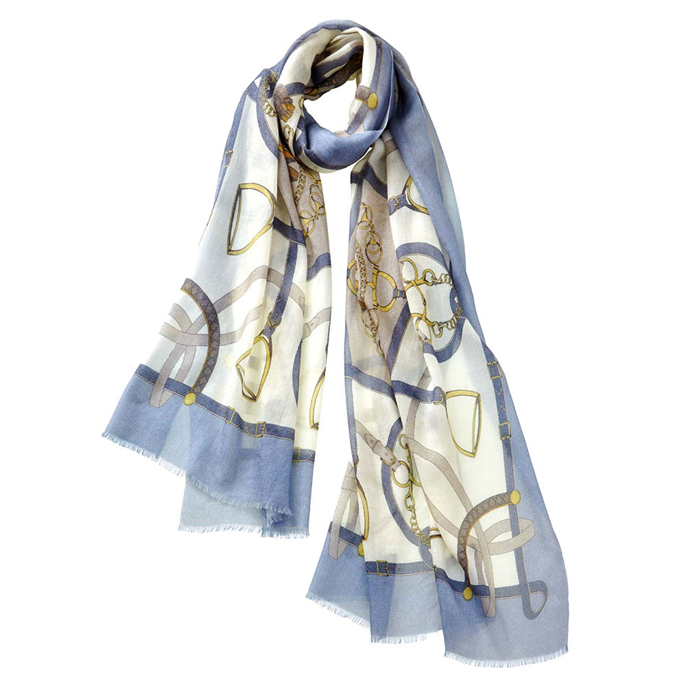 

Альпийский кашемировый шарф Верона, Bluebell