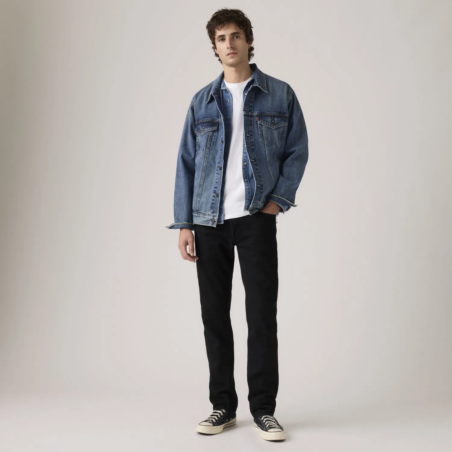 Мужские джинсы 511 Slim Selvedge Levi's, Black