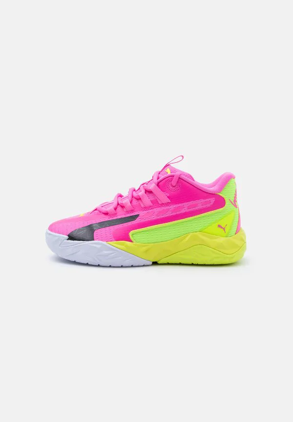 Баскетбольные кроссовки dagger 2 унисекс Puma, Lime Squeeze/Bright Aqua/Black