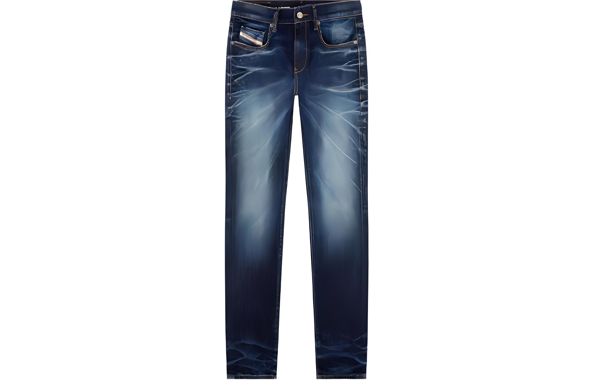 

Джинсы D Strukt 09G29 Slim cut 2019 года выпуска Diesel, темный синий