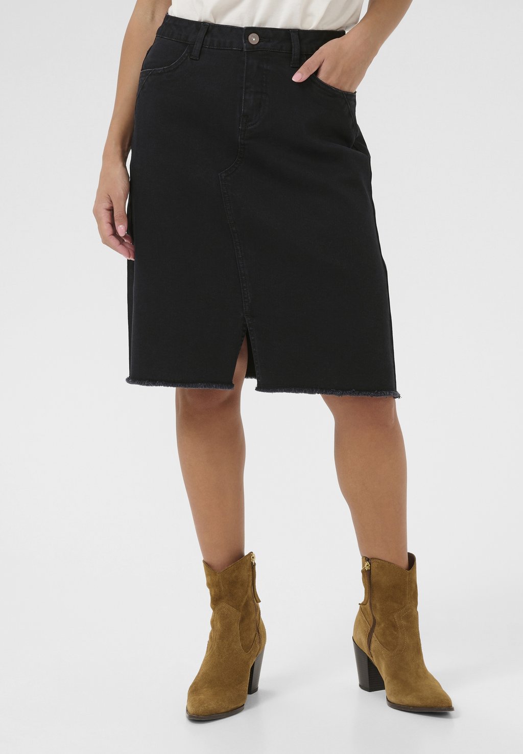 

Джинсовая юбка KAMMIA - Pencil skirt Cream, черный