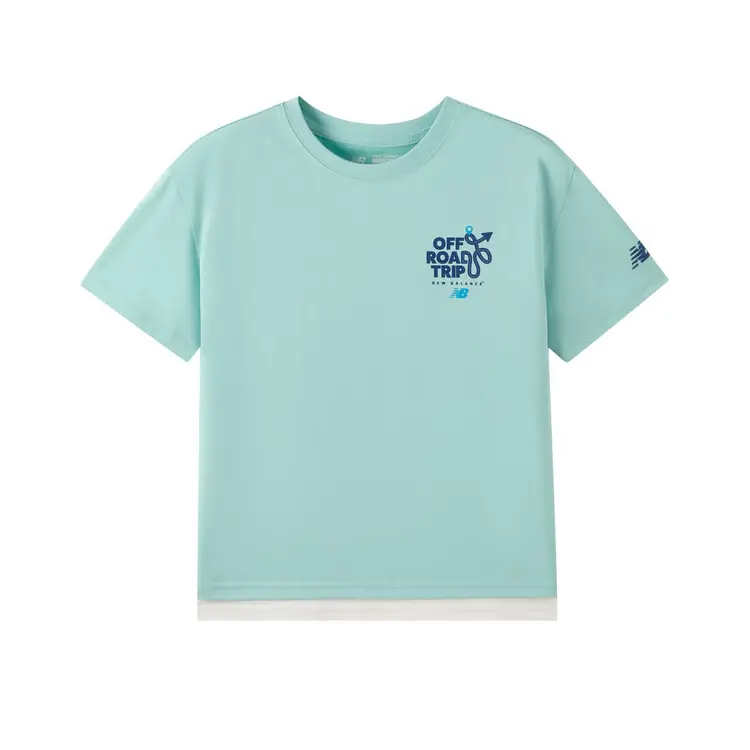 

Футболка NB для детей 3-7 лет New Balance, зеленый