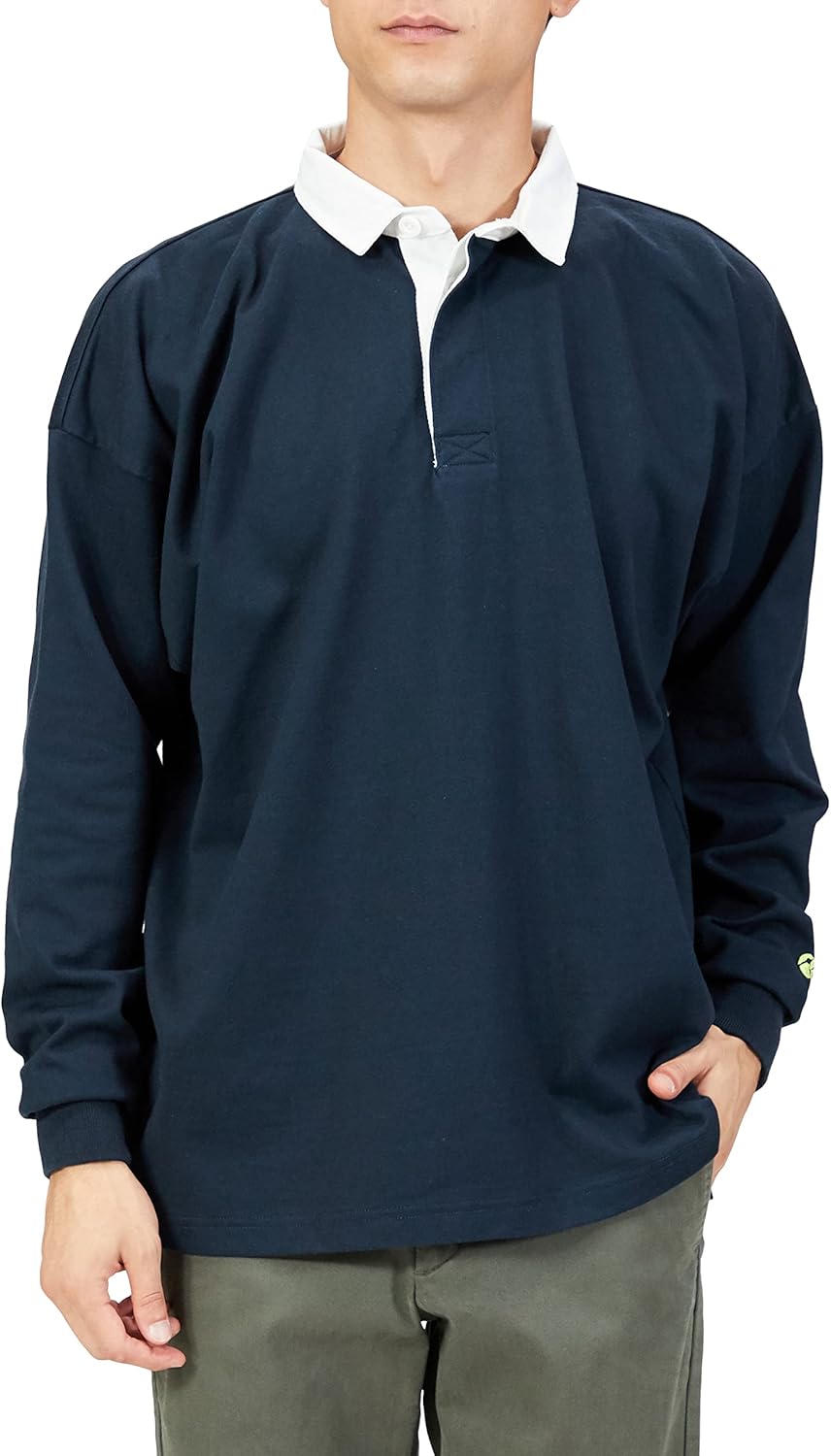 

Мужская классическая большая футболка для регби Canterbury RA42521, темно-синий