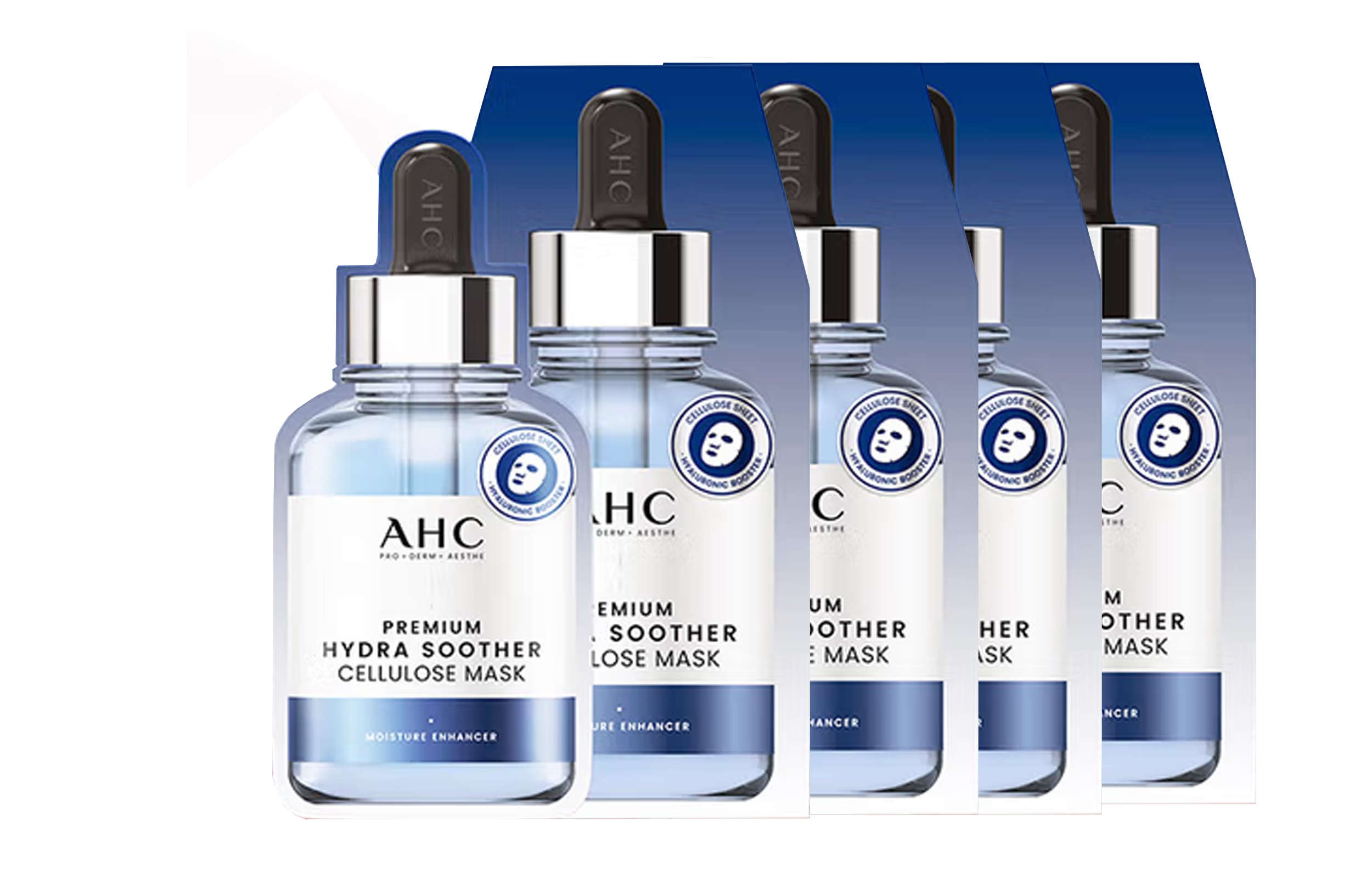 Маска для лица A.H.C — Dewy Clear успокаивающие увлажняющие маски для лица для всех типов кожи , 70 pcs — фото 2