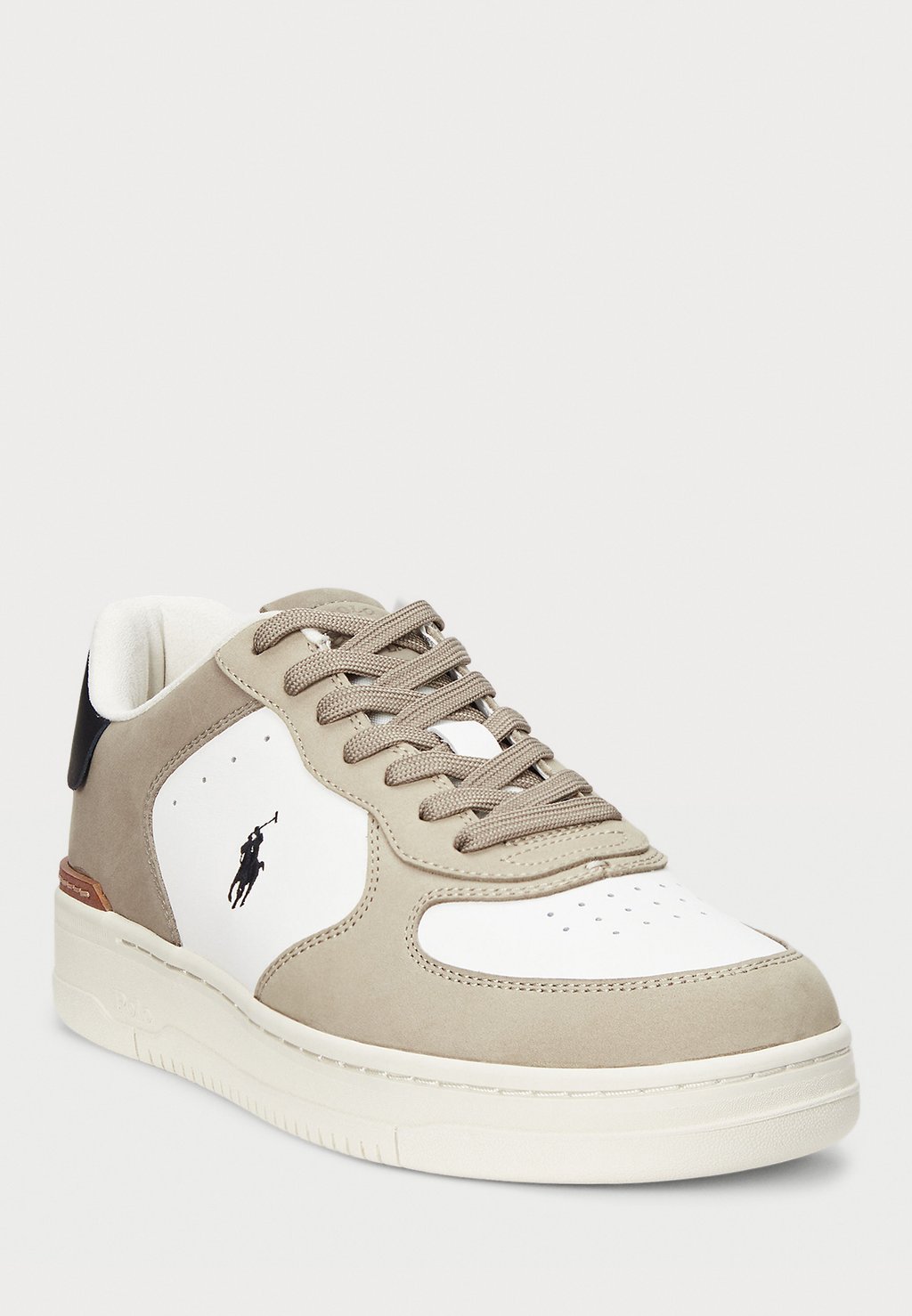 Кроссовки MASTERS COURT NUBUCK & LEATHER SNEAKER UNISEX Polo Ralph Lauren, серый — фото 3