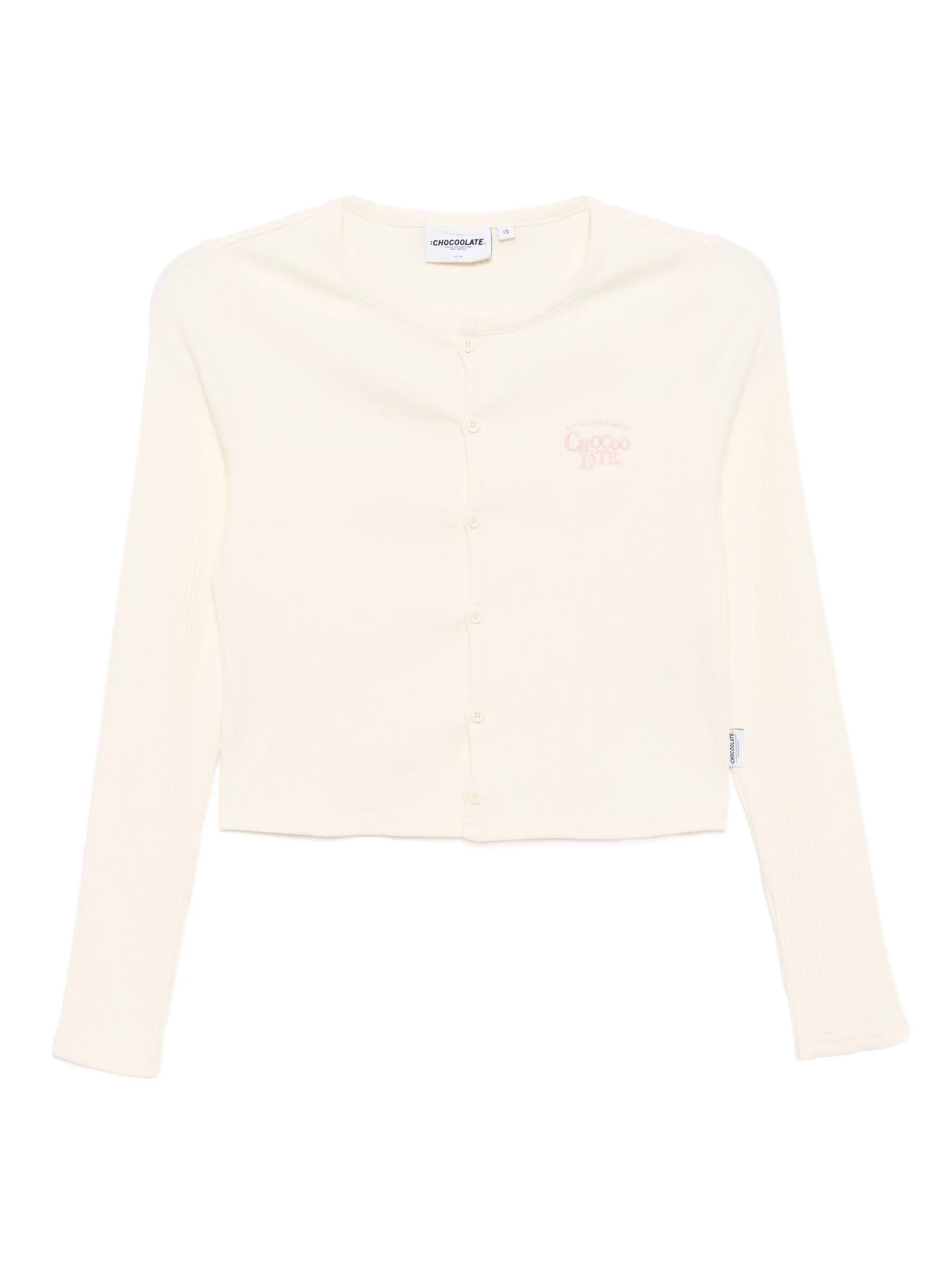 

Топ с вышитым логотипом Chocoolate, нейтральный