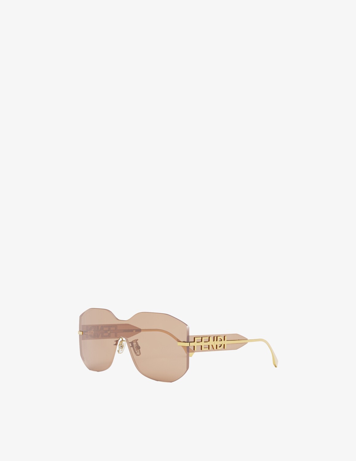 

Солнцезащитные очки Fendigraphy в квадратной оправе Fendi, цвет Shiny Endura Gold / Bordeaux
