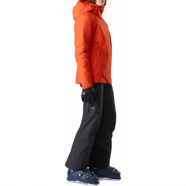 Arcteryx ANDESSA GORE TEX лыжная куртка женская оранжевая/черная — фото 4