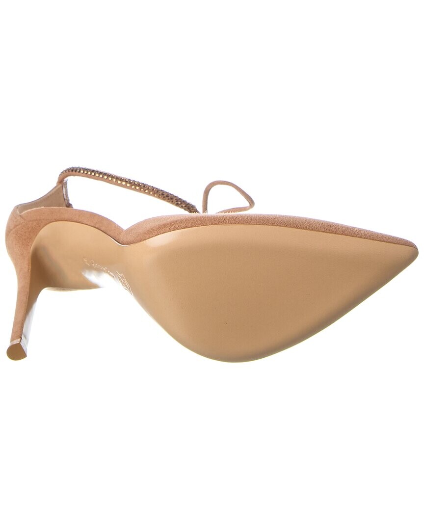 Замшевые туфли Gianvito Rossi Montecarlo D'Orsay 105, мультиколор — фото 3