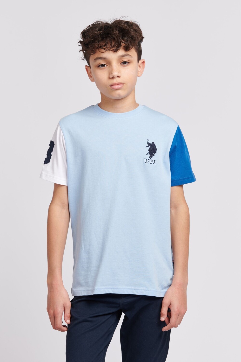 

Футболка для мальчиков player 3 разных цветов U.S. Polo Assn, синий