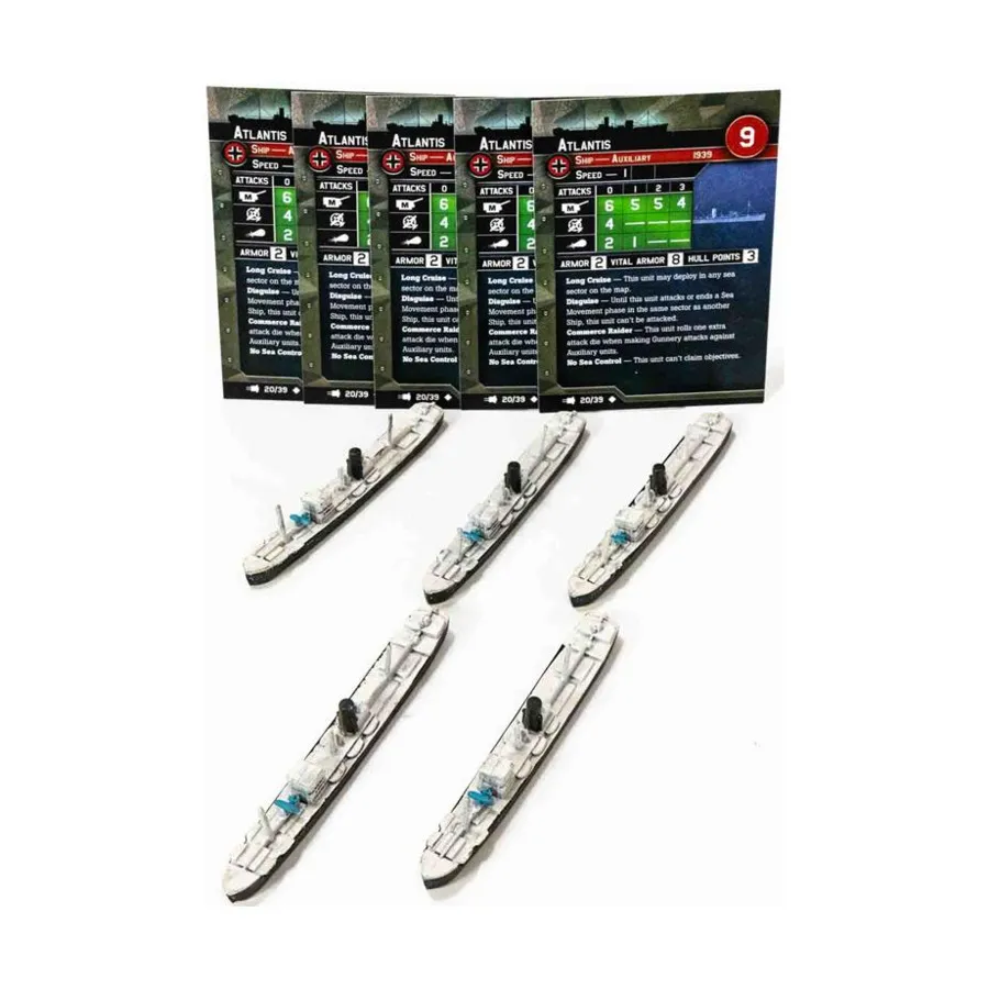 

Атлантида (U) x5, Axis & Allies Fleet Command
