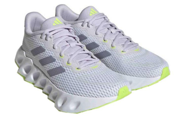 Кроссовки (WMNS) Adidas Switch Run Running Shoes 'Cloud White Silver Violet', белый — фото 3