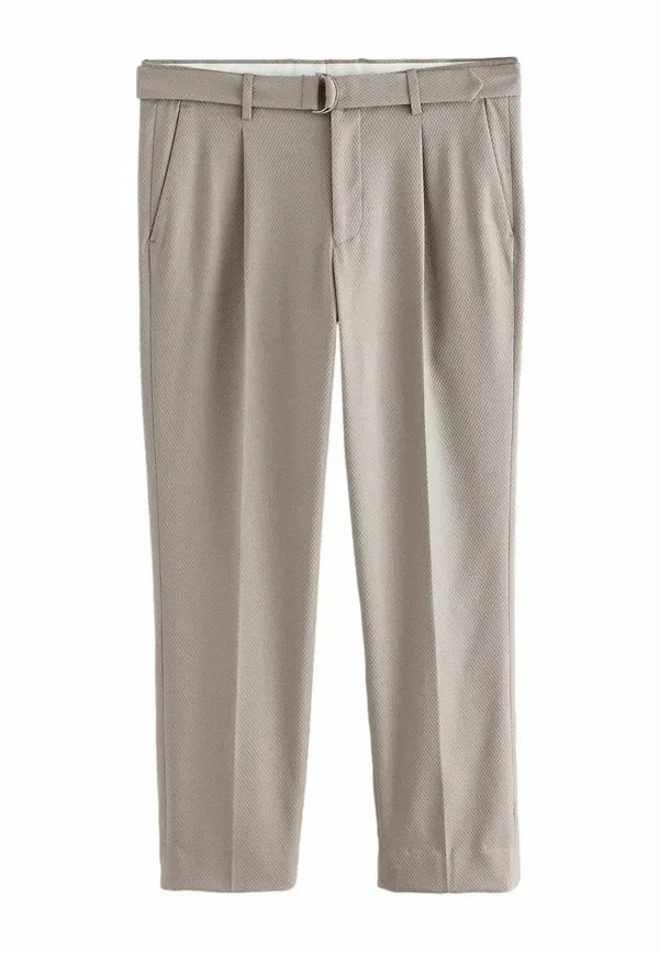 Брюки костюмные Regular fit tailored fit textured, Next, серый