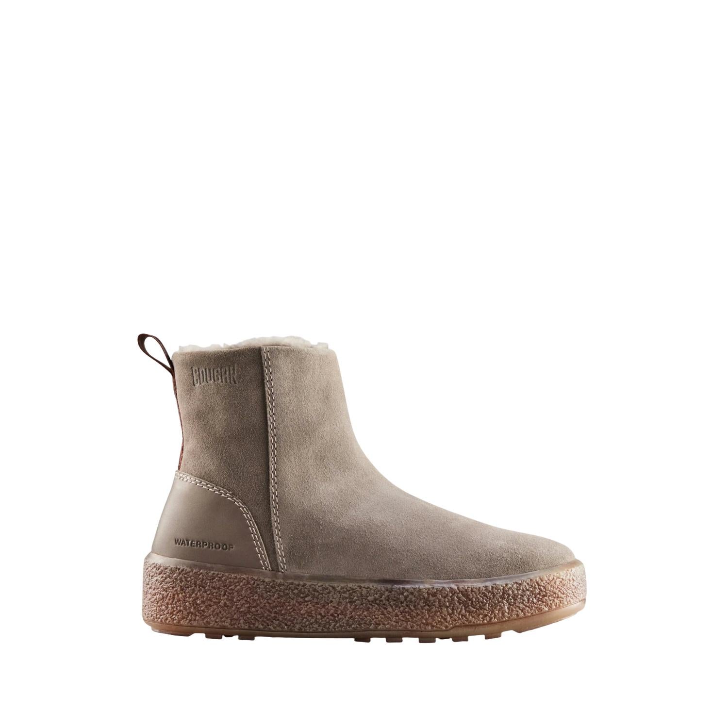 Женские зимние ботинки Broom из замши цвета Stone COUGAR, цвет stone suede