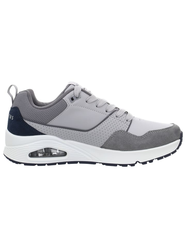Skechers Туфли на шнуровке серого цвета — фото 3