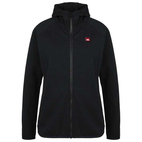 

Женская флисовая куртка из мериноса neuffenbf. zip hoody -flece jacket Bergfreunde, черный