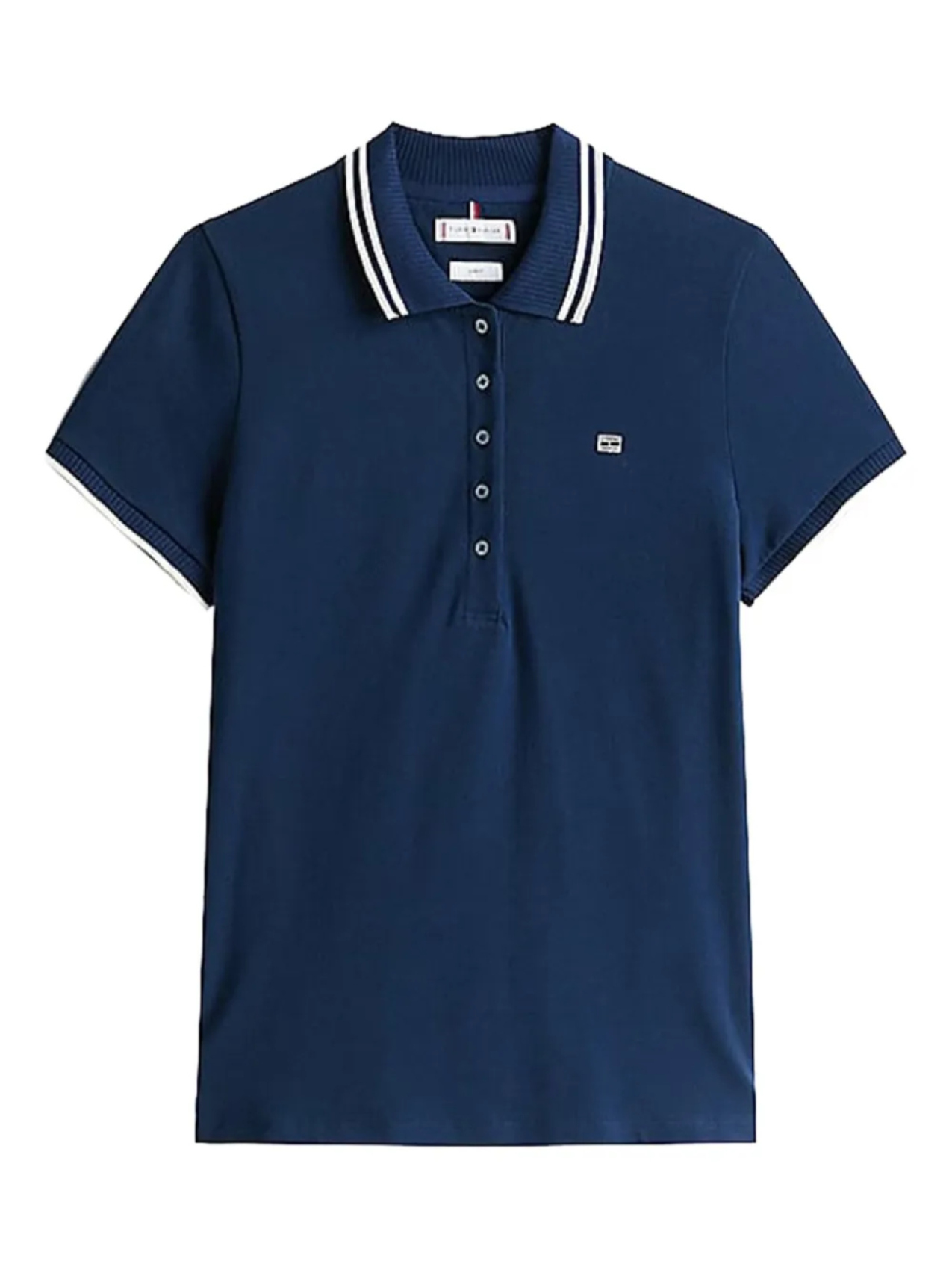 

Рубашка-поло Tommy Hilfiger logo polo top, синий